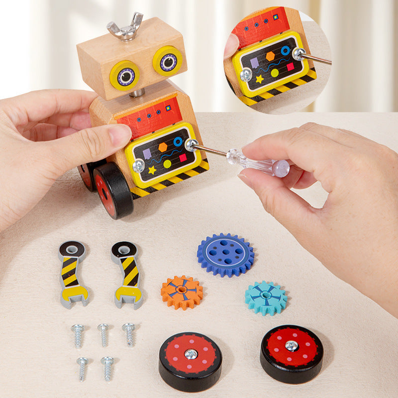 MiniBotito - kit de ensamblaje de robot de madera
